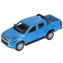 Машина металл MITSUBISHI L200 13 см, двери, багаж, инерц, синий, кор. L200-12-BU